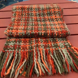 $5 add one with any purchase Cotton Ginny  100% acrylic, winter scarf w fringe